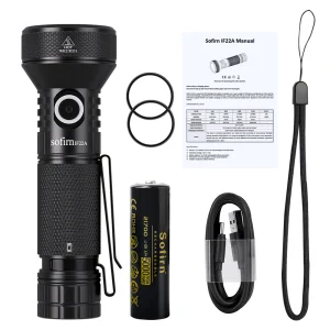 Long-Range Rechargeable Flashlight