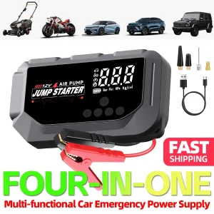12V Car Jump Starter with Air Pump