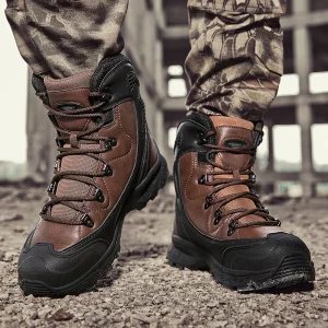 High Top Mountaineering Boots